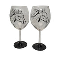 Hand Painted Wine Glasses Set Of 2 P70843