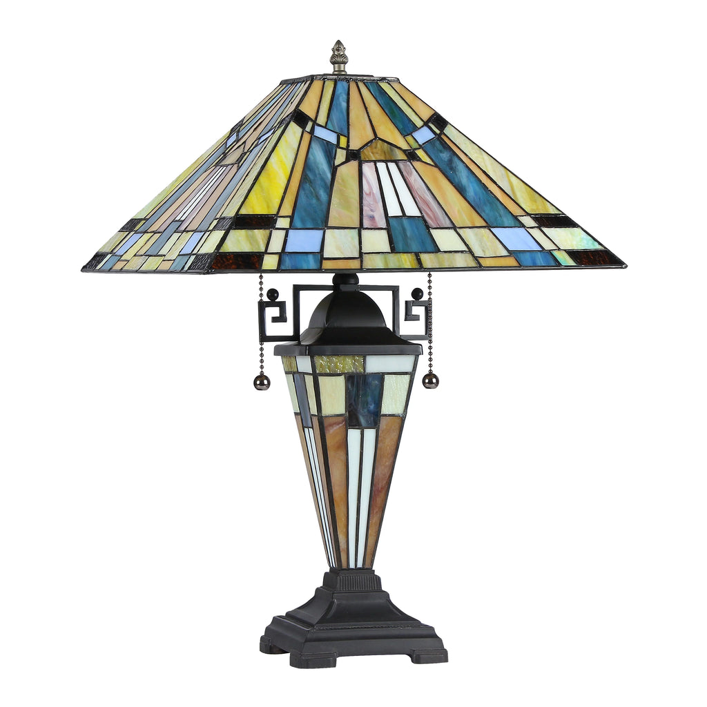 2 Light Table Lamp 16" Shade P186449