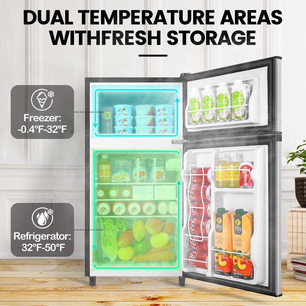 3.5 Cu ft Two Door Mini Fridge F720929