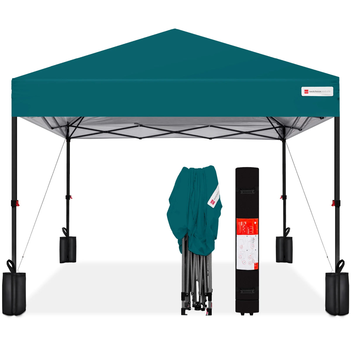 10x10ft Pop Up Canopy with Wheeled Case J15491