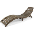 Acacia Wood Foldable Chaise Lounge Z683