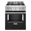 4.1 cu. ft. Smart Gas Range with Self-Cleaning and True Convection in Imperial Black E177