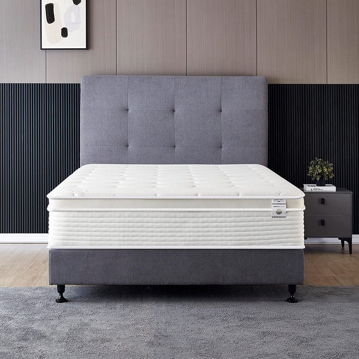 Twin Size 12 Inch Memory Foam & Spring Hybrid Mattress Z2032