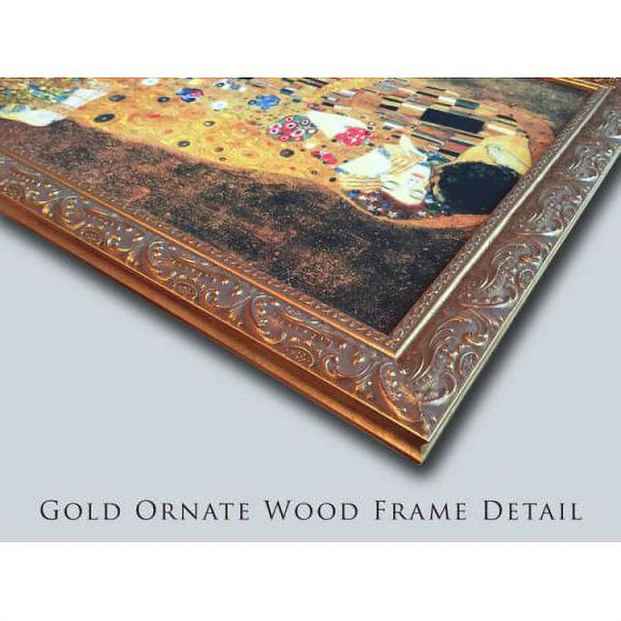 12x12 Gold Ornate Wood Framed Art Print D514420