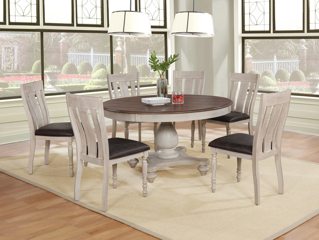 7 Piece Round Dining Set U34291