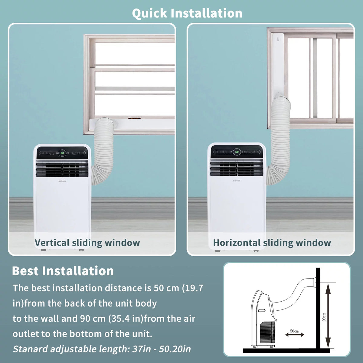 7800BTU 3 in 1 Portable Air Conditioner with Remote Control H625
