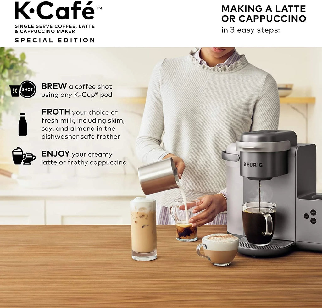 Single Serve Coffee Maker with Milk Frother S5245