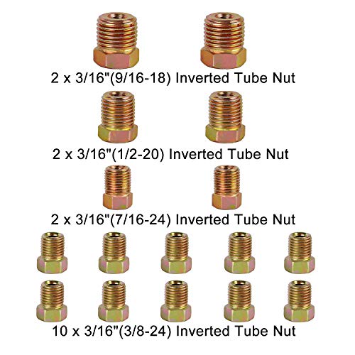 3/16 Copper Coated Brake Line Tubing Kit N115