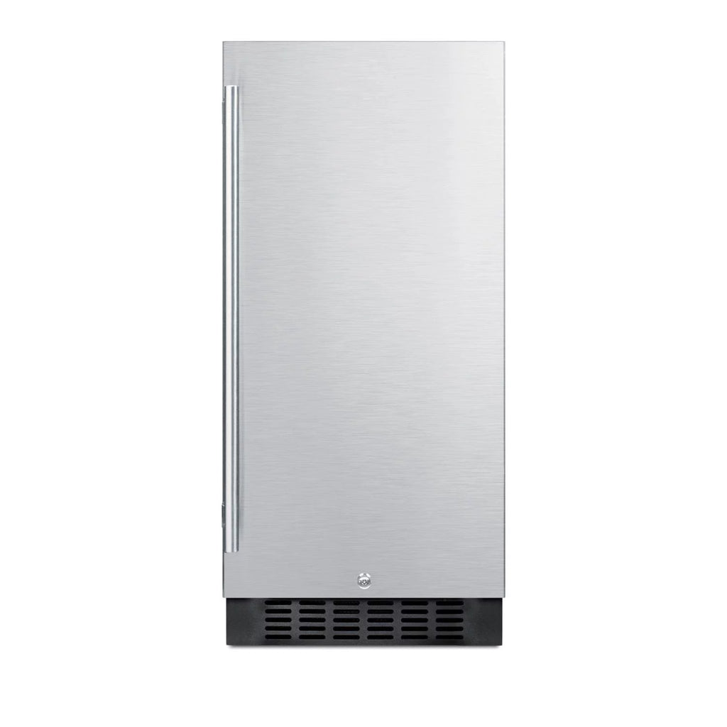 15-Inch 3.0 Cu. Ft. Outdoor Rated Compact Refrigerator - Stainless Steel T80476