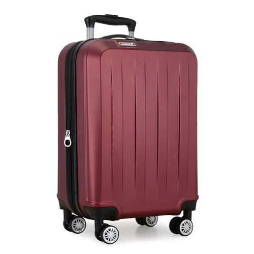 Expandable Hardside Spinner Luggage, Black, 21" Carry-on H193825