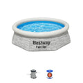 12' x 30 Round Inflatable Swimming Pool Set X378880