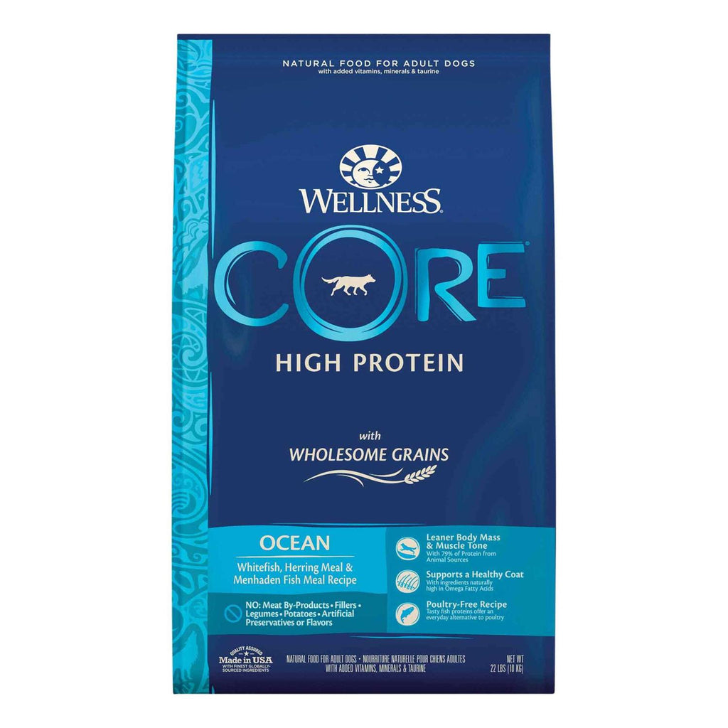High Protein Wholesome Grains Ocean Recipe Dry Dog Food N26116