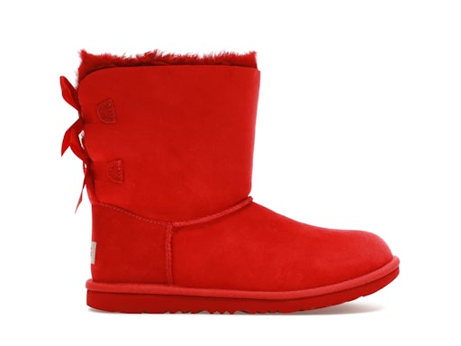 UGG Bailey Bow II Boot - Samba Red (Kids)